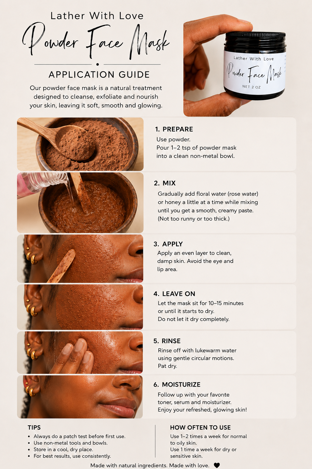 Powder Face Mask